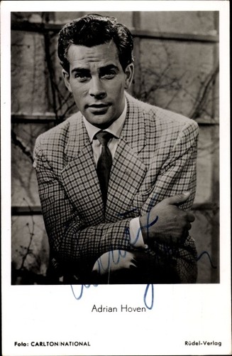 Schauspieler adrian hoven - ak,