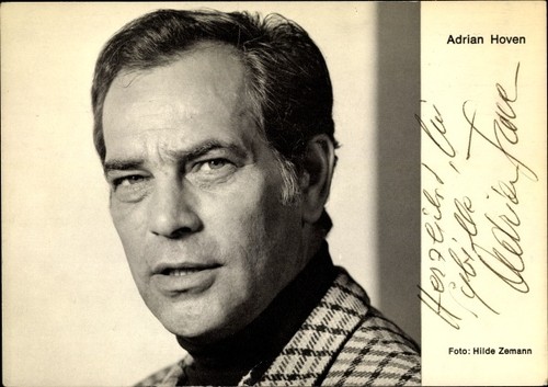 Schauspieler adrian hoven - ak,
