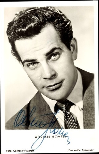 Schauspieler adrian hoven - ak,