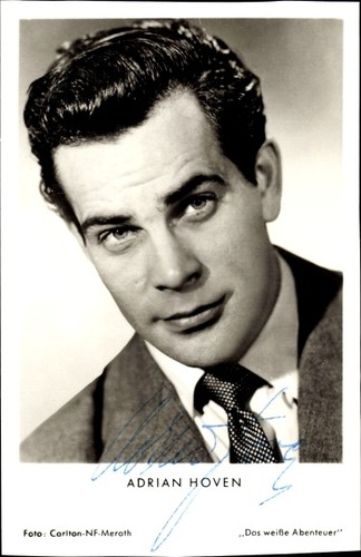 Schauspieler adrian hoven - ak,