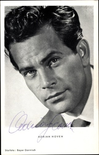 Schauspieler adrian hoven - ak,