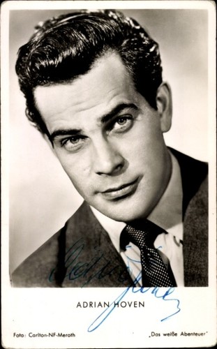 Schauspieler adrian hoven - ak,
