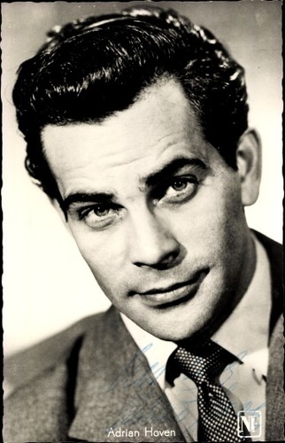 Schauspieler adrian hoven - ak,