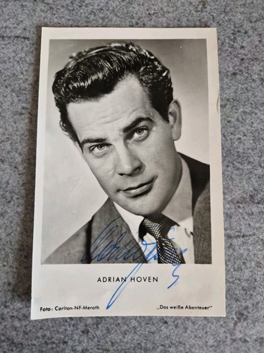 Autogrammkarte adrian hoven - adrian,