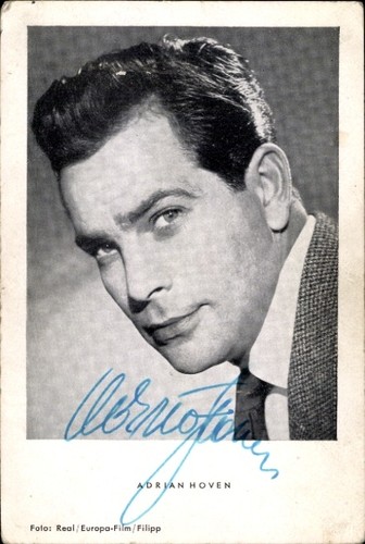Schauspieler adrian hoven - schauspieler,