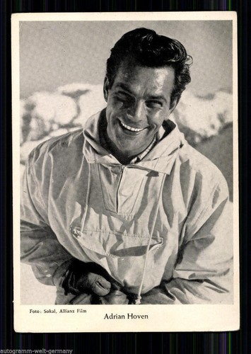 Adrian hoven postkarte 50er - postkarte,