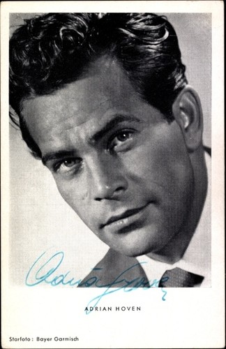 Schauspieler adrian hoven - ak,