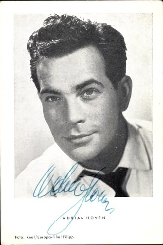 Schauspieler adrian hoven - ak,
