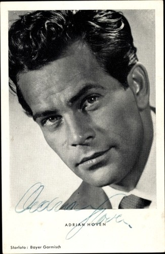 Schauspieler adrian hoven - ak,