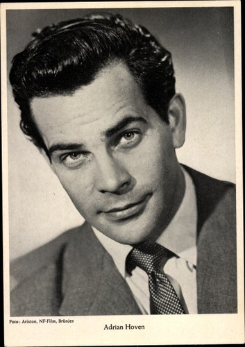 Schauspieler adrian hoven - ak,