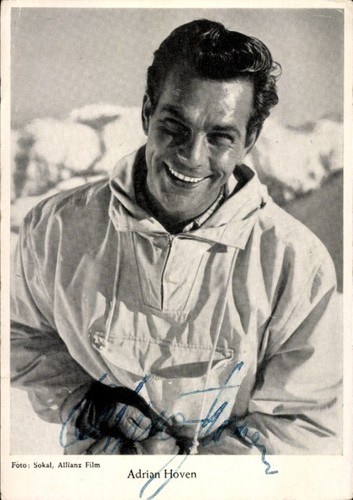 Schauspieler adrian hoven - ak,